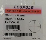 Leopold VX-6 HD 2-12 X 42mm Illuminated Scope