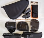 Handgun holsters and accessories