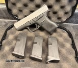 Glock 43 - Cerakoted with Dawson Sights