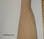 Unfinished Sanded Solid Wood Yugo-Style Stock No Hardware 
