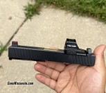 Glock 19 gen3 complete ported slide and barrel