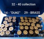 Collector 32-40 nickel and brass 43 units 14 ” Duke ” and 29 brass