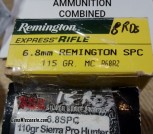 23-Round Mixed Lot: 6.8mm Remington SPC (Remington & Silver State Armory)